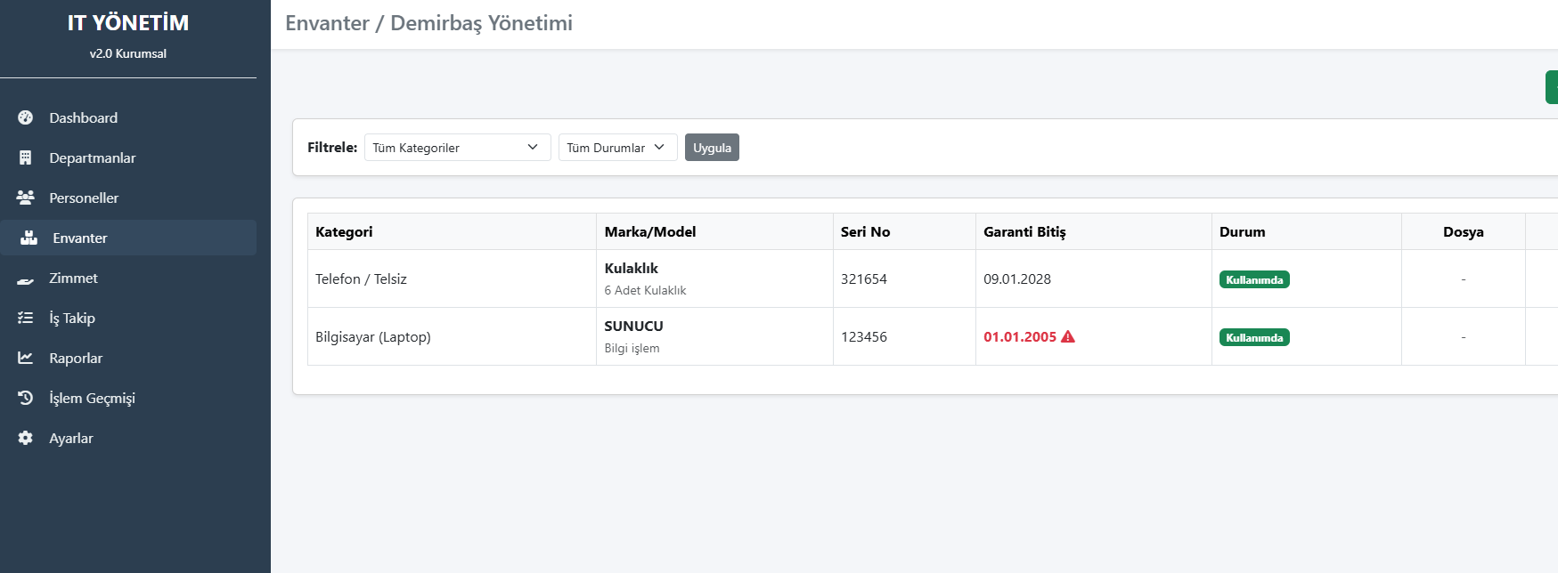 Bilgi İşlem YAzılımı